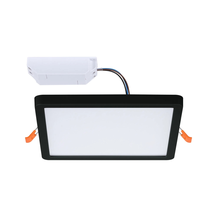 Paulmann 93101 - LED/13W IP44 Oprawa wpuszczana do łazienki AREO 230V 2000/3000/4000K 17,5x17,5 cm czarna