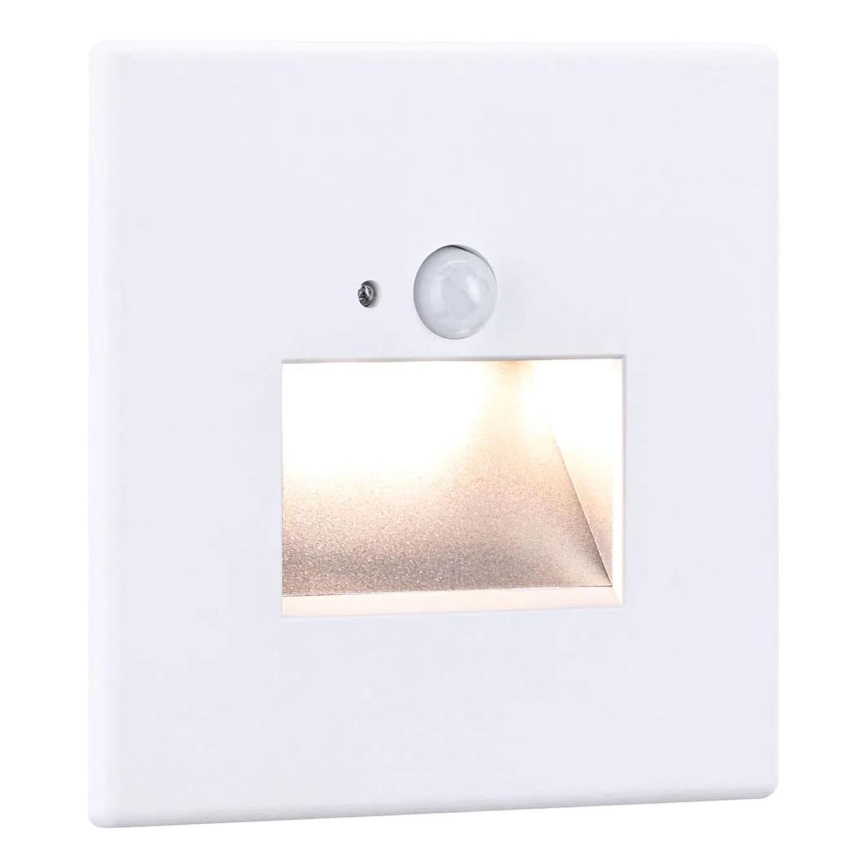 Paulmann 93133 - LED/1,2W Oświetlenie schodowe z czujnikiem EDGE 230V białe
