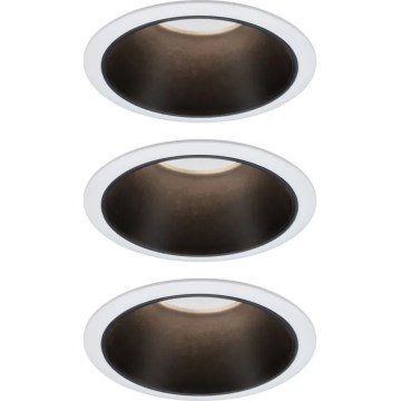 Paulmann 93402 - ZESTAW 3xLED/6W IP44 Ściemnialne wpuszczane oświetlenie łazienkowe COLE 230V