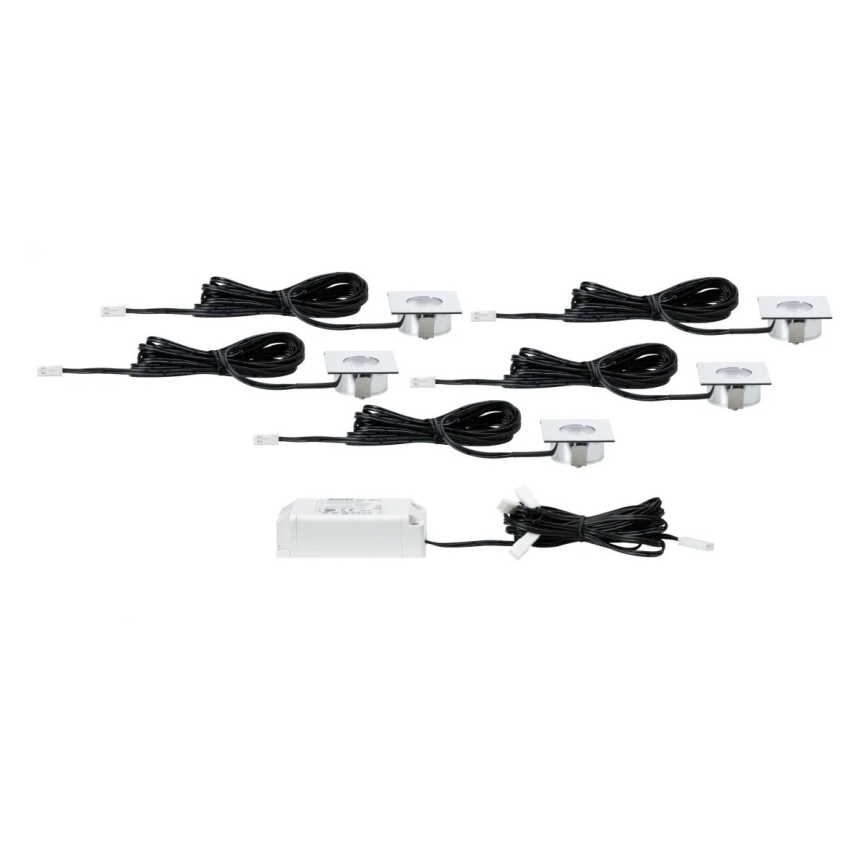 Paulmann 93550 - SET 5x LED/1W Oświetlenie szafy MICRO LINE MINI 230V