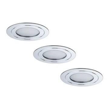 Paulmann 93571 -ZESTAW 3xLED/5,6W Ściemnialna oprawa wpuszczana 230V