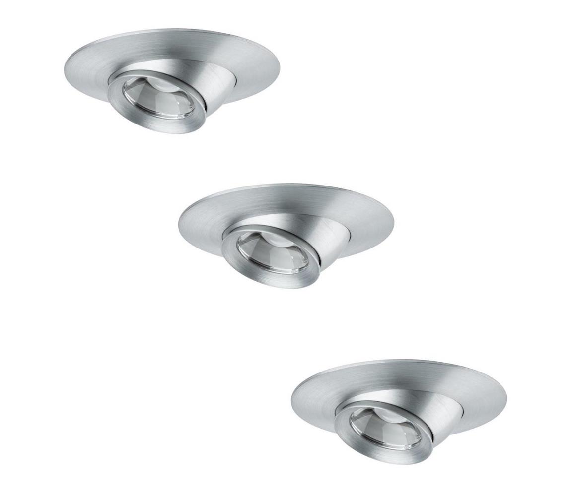 Paulmann 93579 - ZESTAW 3xLED/3,8W Oprawa wpuszczana PREMIUM LINE 230V