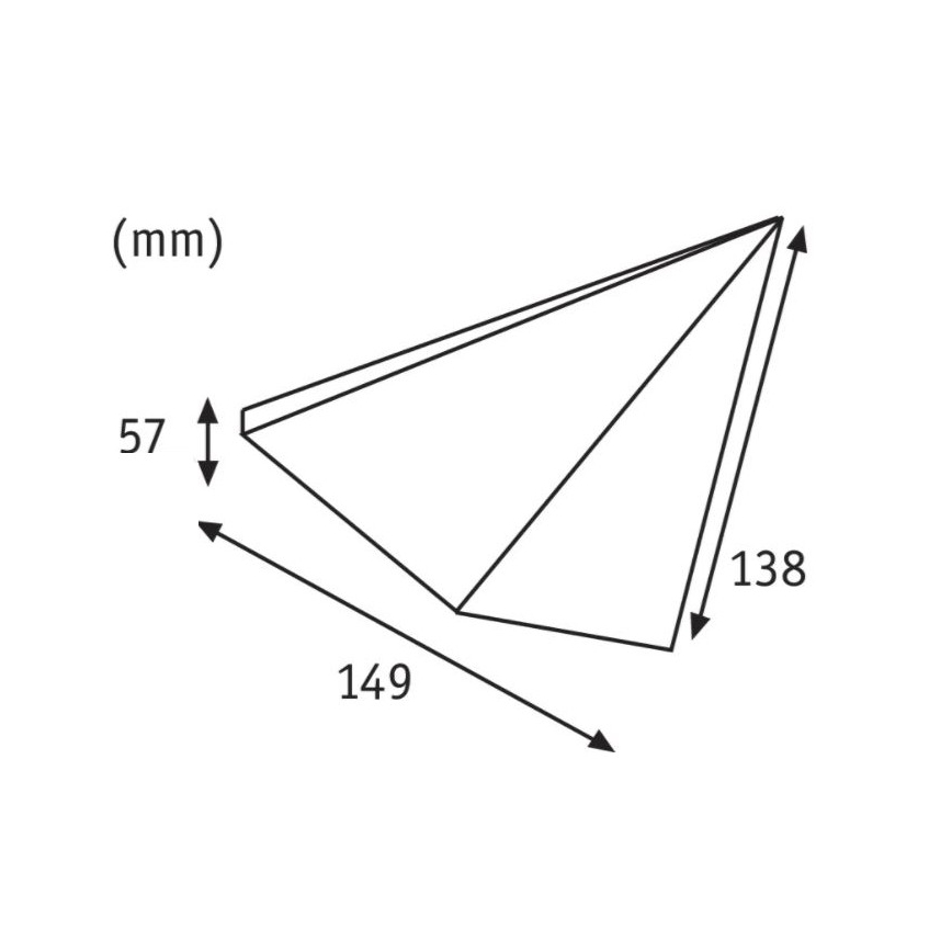 Paulmann 93584 - ZESTAW 2xLED/6,2W IP44 Oświetlenie mebli KITE 230V