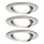 Paulmann 93652 - ZESTAW 3x LED GU10/6,1W IP23 Łazienkowa oprawa wpuszczana 230V