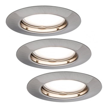 Paulmann 93656 - ZESTAW 3x LED/GU10/4,5W Oprawa wpuszczana 230V