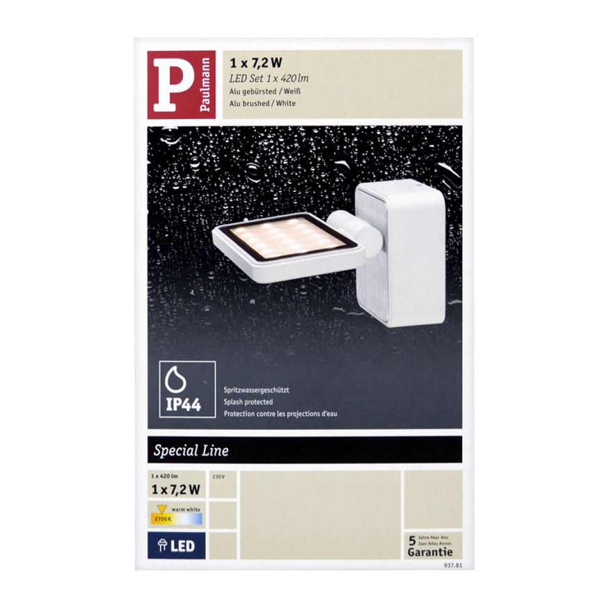 Paulmann 93781 - LED/7,2W Kinkiet łazienkowy SPECIAL LINE 230V IP44