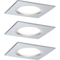 Paulmann 93895 - ZESTAW 3xLED/6W IP44 Ściemnialna łazienkowa oprawa wpuszczana NOVA 230V