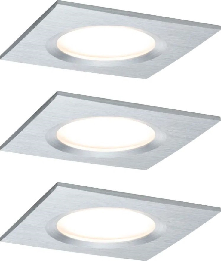 Paulmann 93895 - ZESTAW 3xLED/6W IP44 Ściemnialna łazienkowa oprawa wpuszczana NOVA 230V