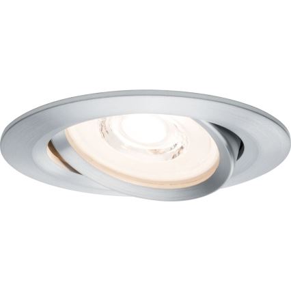 Paulmann 93943 - ZESTAW 3xLED/6,8W IP23 ŚCIEMNIALNE WPUSZCZANE OPRAWY SUFITOWE DO ŁAZIENKI COIN 230V