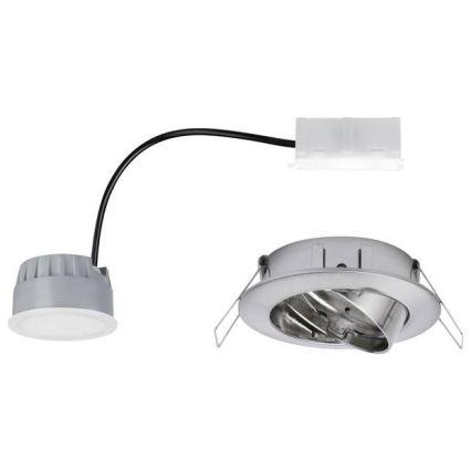 Paulmann 93963 - LED/7W IP23 Ściemniane sufitowe oświetlenie łazienkowe COIN 230V