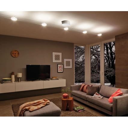 Paulmann 94090 - LED/4W Oświetlenie punktowe dla systemu sznurkowego DISC 12V biały