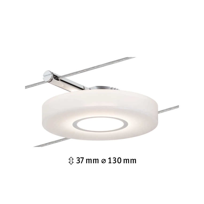 Paulmann 94090 - LED/4W Oświetlenie punktowe dla systemu sznurkowego DISC 12V biały