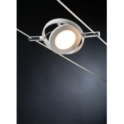 Paulmann 94106 - ZESTAW 6xLED/4W Oświetlenie punktowe dla systemu stringowego ROUNDMAC 230V białe