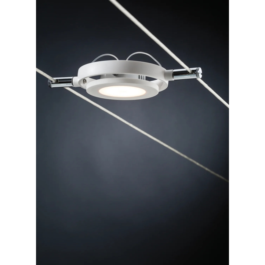 Paulmann 94106 - ZESTAW 6xLED/4W Oświetlenie punktowe dla systemu stringowego ROUNDMAC 230V białe