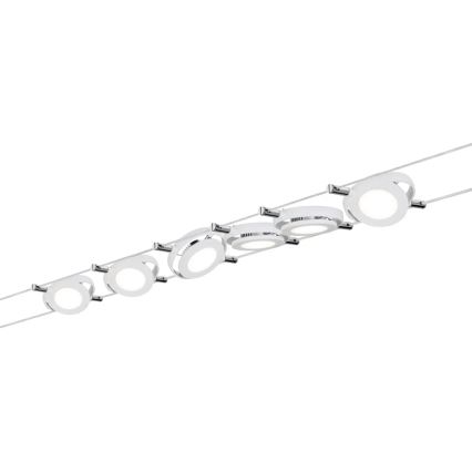 Paulmann 94106 - ZESTAW 6xLED/4W Oświetlenie punktowe dla systemu stringowego ROUNDMAC 230V białe