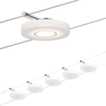 Paulmann 94109 - ZESTAW 5xLED/4,3W Oświetlenie punktowe do systemu strunowego MAC 230V