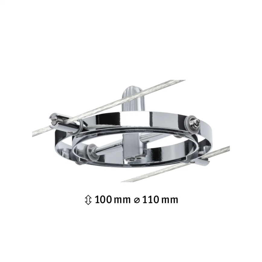Paulmann 94137 - 1xGU5,3/10W Oprawa punktowa do systemu linkowego CARDAN 12V chrom błyszczący