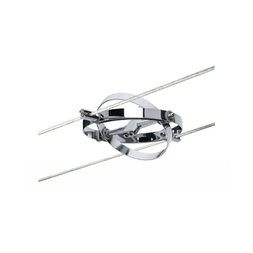 Paulmann 94137 - 1xGU5,3/10W Oświetlenie punktowe do systemu szynowego CARDAN 12V chrom błyszczący