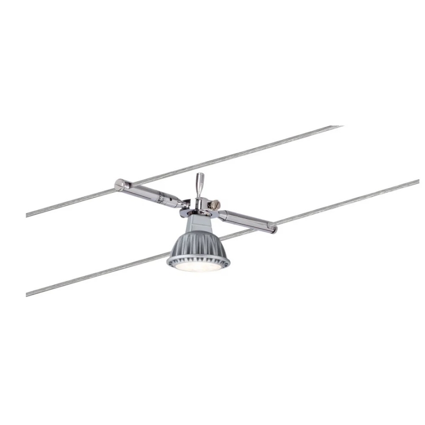 Paulmann 94147 - 1xGU5,3/10W Oprawa punktowa do systemu linkowego TOGO 12V chrom matowy