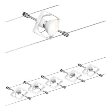 Paulmann 94149 - ZESTAW 5xGU5,3/10W Oprawa punktowa do systemu linkowego TECH 230V biała