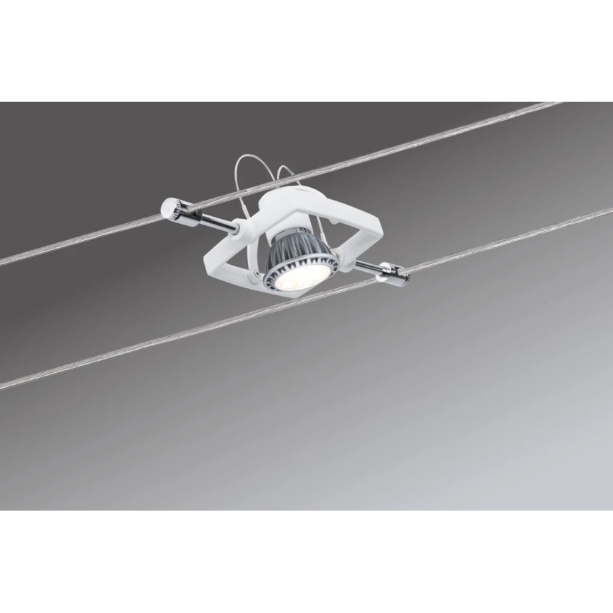Paulmann 94149 - ZESTAW 5xGU5,3/10W Oświetlenie punktowe dla systemu kablowego TECH 230V biały