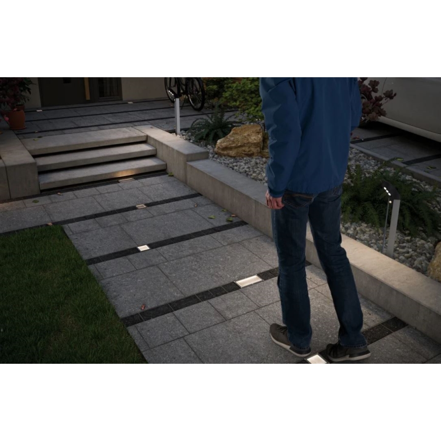 Paulmann 94238 - LED/0,7W IP67 Lampa najazdowa solarna ARON 3,7V 650 mAh