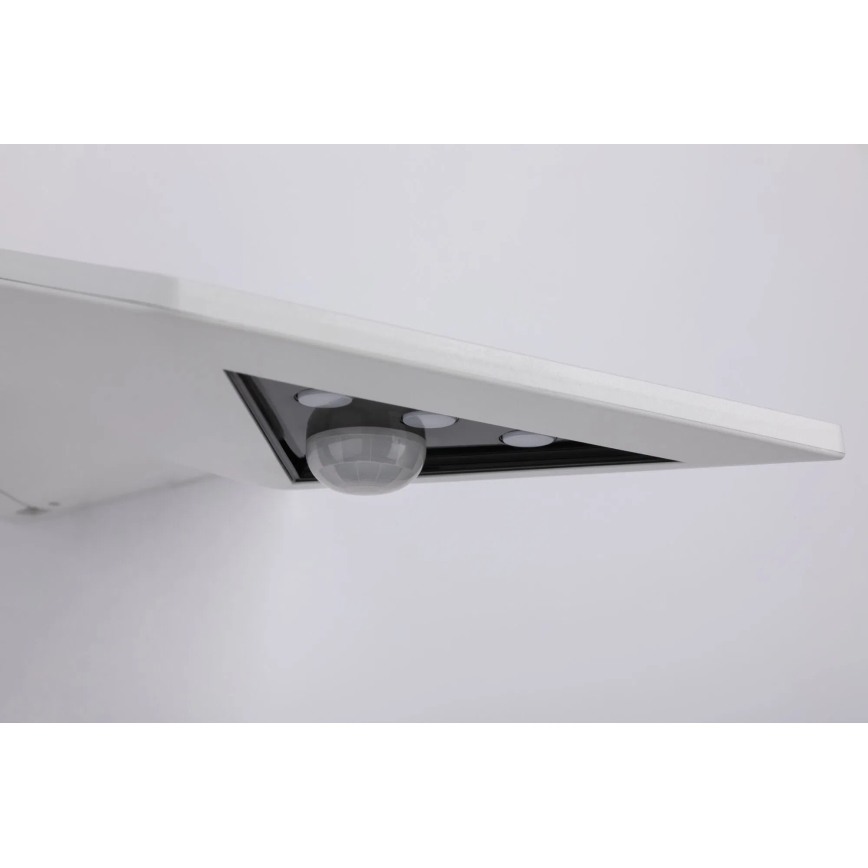 Paulmann 94244 - LED/1,2W IP44 Solarny kinkiet z czujnikiem YOKO 3,7V 1800 mAh biały