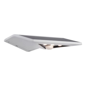 Paulmann 94244 - LED/1,2W IP44 Solarny kinkiet z czujnikiem YOKO 3,7V 1800 mAh biały