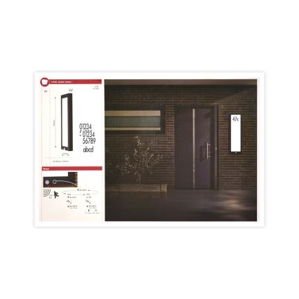 Paulmann 94257_1 - LED/19W IP44 Zewnętrzna lampa sufitowa z czujnikiem 230V