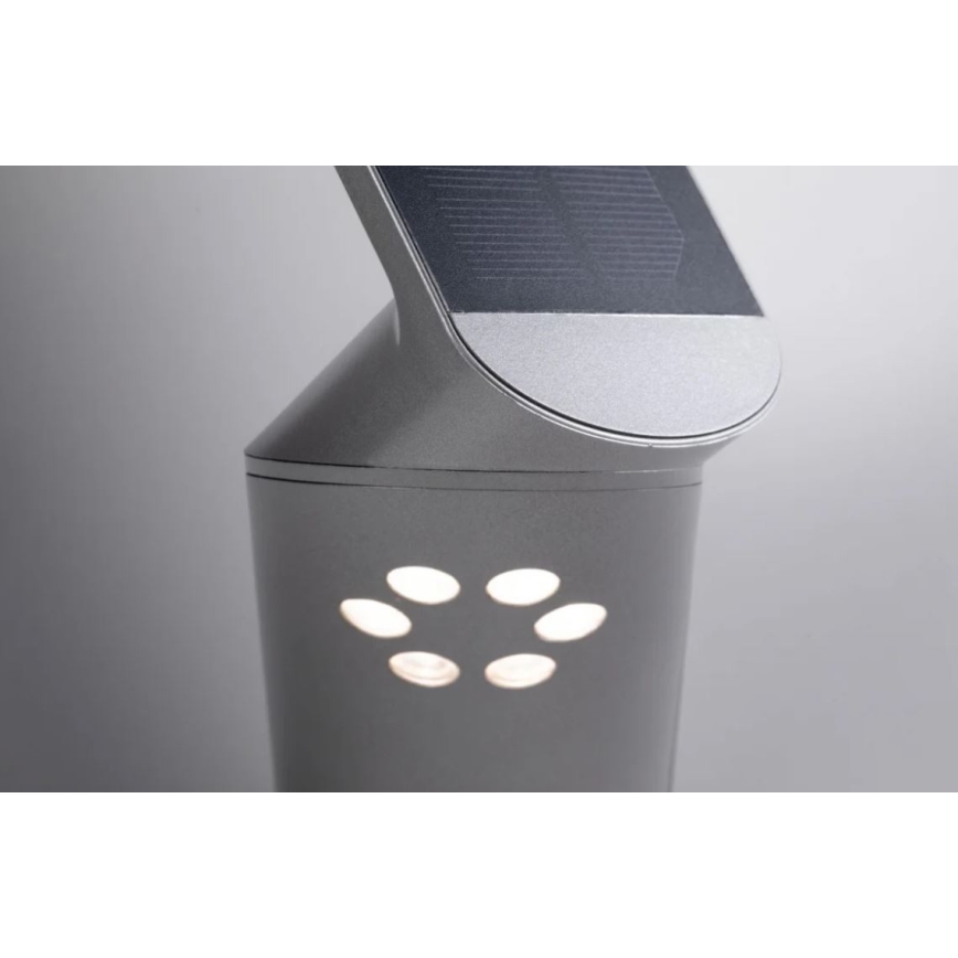 Paulmann 94261 - LED/1,2W IP44 Lampa solarna z czujnikiem ILIAS 3,7V