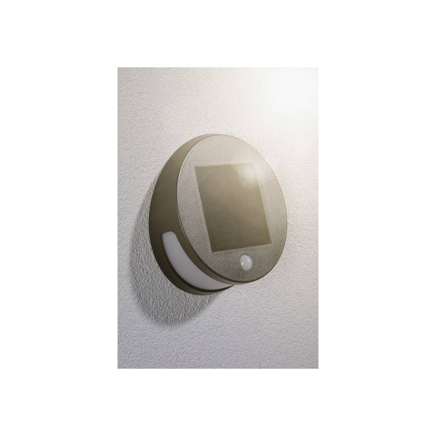 Paulmann 94265 - LED/3W IP44 Zewnętrzne oświetlenie solarne z czujnikiem HELENA 3,7V 1800 mAh