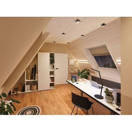 Paulmann 94290 - ZESTAW 5xGU5,3/10W Oprawa punktowa do systemu linkowego MAC 230V czarna