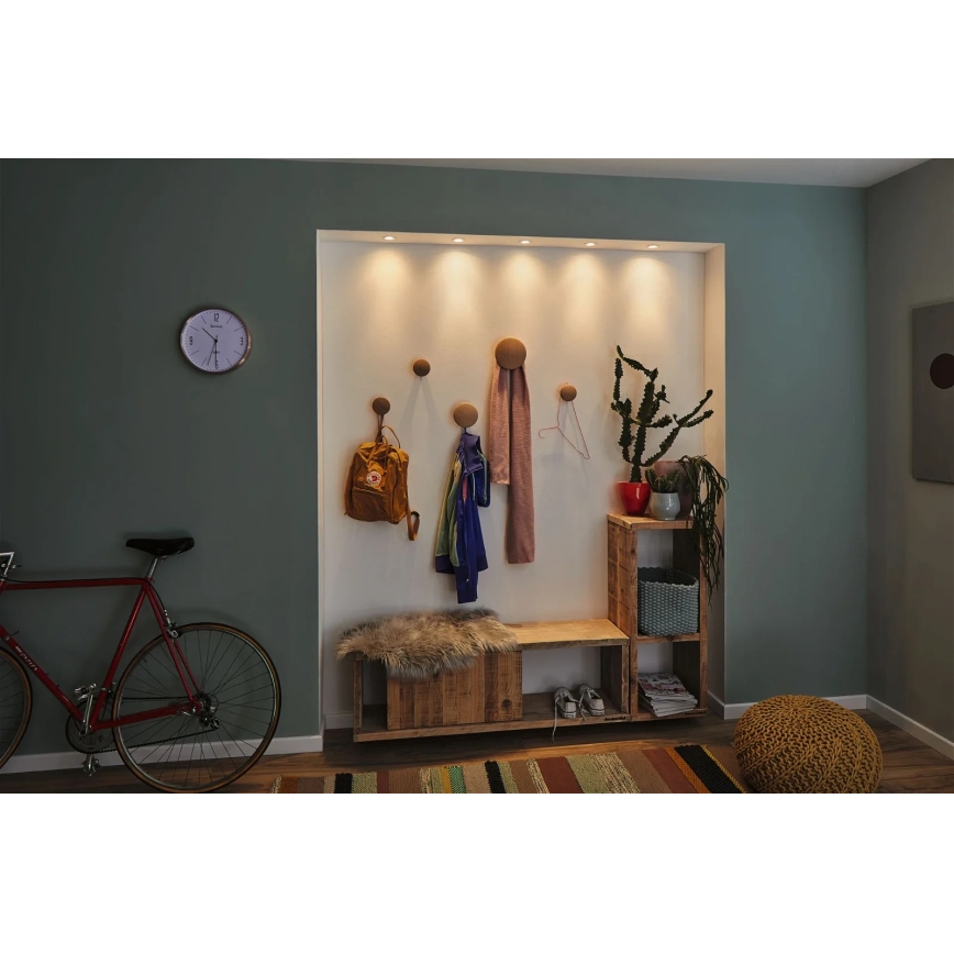 Paulmann 94292 - LED/4W IP23 Łazienkowa oprawa wpuszczana COIN 230V