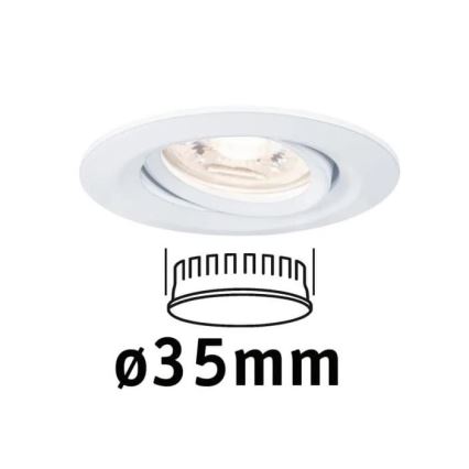 Paulmann 94292 - LED/4W IP23 Łazienkowa oprawa wpuszczana COIN 230V