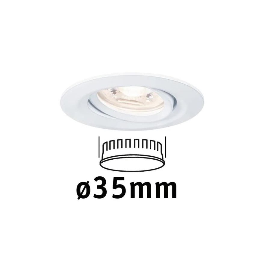 Paulmann 94292 - LED/4W IP23 Łazienkowa oprawa wpuszczana COIN 230V