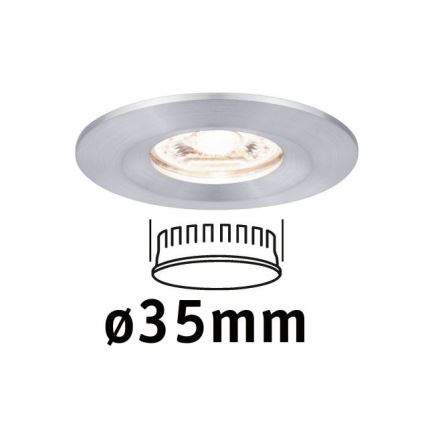 Paulmann 94304 - LED/4W IP44 Oprawa wpuszczana łazienkowa COIN 230V