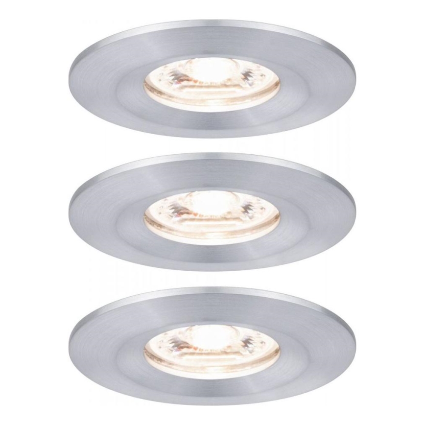 Paulmann 94305 - ZESTAW 3xLED/4W IP44 Oprawa wpuszczana łazienkowa NOVA 230V
