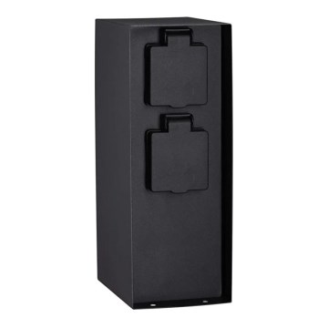 Paulmann 94313 - Zewnętrzny słupek zasilający RIO 4Z SCHUKO 230V IP44