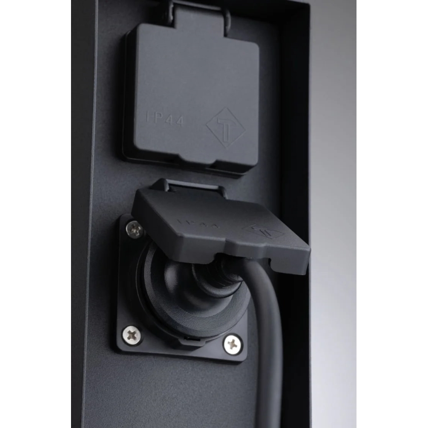 Paulmann 94313 - Zewnętrzny słupek zasilający RIO 4Z SCHUKO 230V IP44