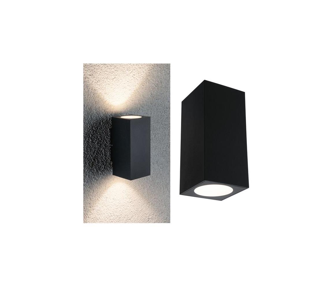 Paulmann 94328 - 2xLED/2,8W IP44 Kinkiet zewnętrzny FLAME 230V antracytowy