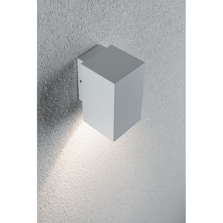 Paulmann 94329 - LED/3,8W IP44 Kinkiet zewnętrzny FLAME 230V biały