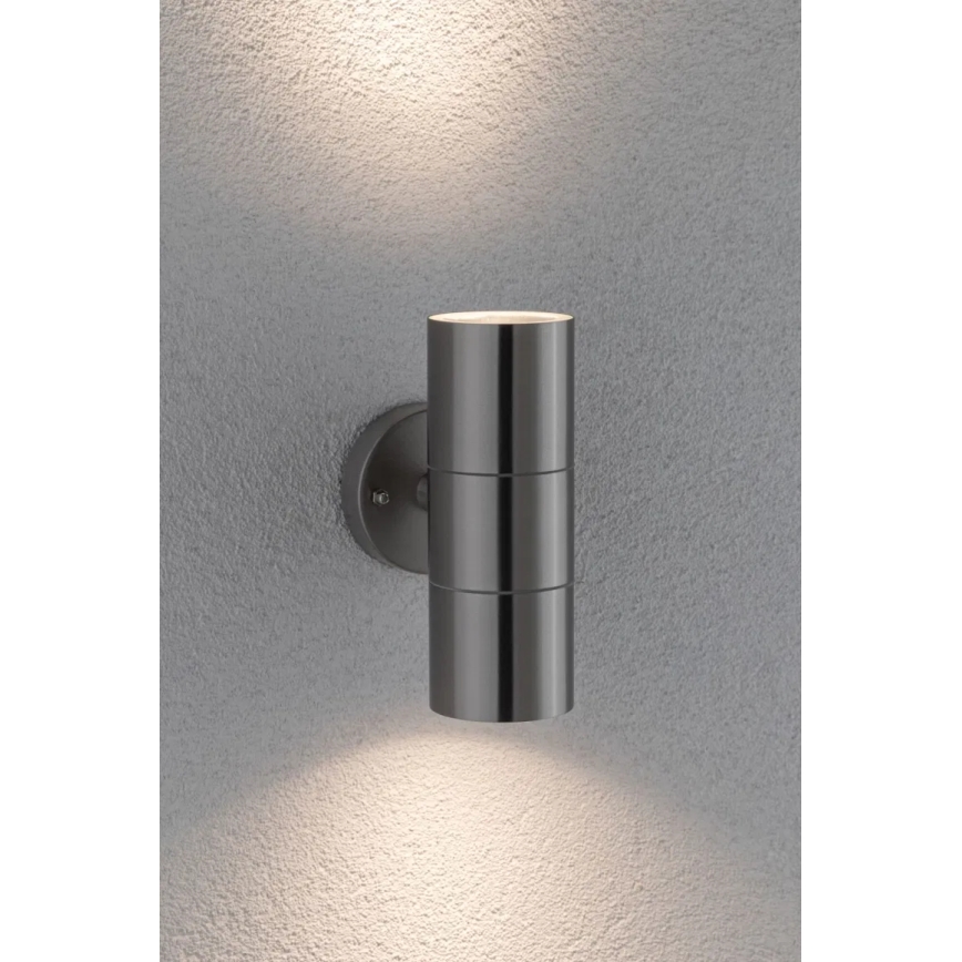 Paulmann 94331 - 2xGU10/10W IP44 Kinkiet zewnętrzny FLAME 230V