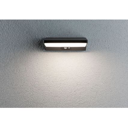 Paulmann 94333 - LED/7,4W IP44 Kinkiet zewnętrzny z czujnikiem HOUSE 230V