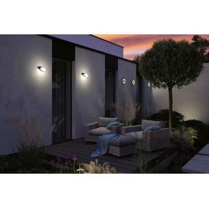Paulmann 94401 - LED/10W IP44 Kinkiet zewnętrzny SPHERE 230V