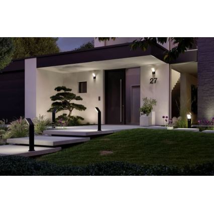 Paulmann 94403 - LED/10W IP44 Lampa zewnętrzna z czujnikiem ADYA 230V