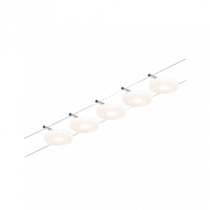Paulmann 94426 - ZESTAW 5xLED/4,5W Oświetlenie punktowe dla systemu stringowego MAC 230V
