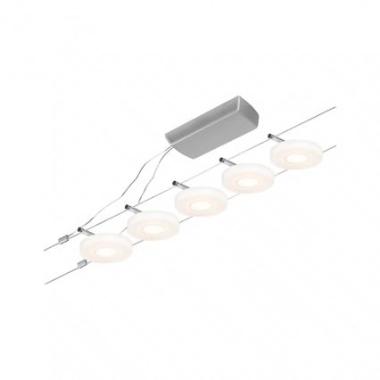 Paulmann 94426 - ZESTAW 5xLED/4,5W Oświetlenie punktowe dla systemu stringowego MAC 230V