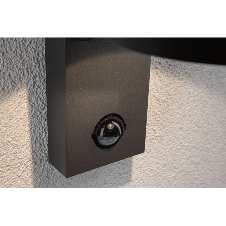 Paulmann 94453 - LED/6W IP44 Kinkiet zewnętrzny z czujnikiem CAPEA 230V