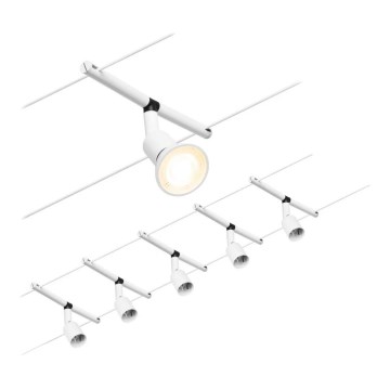 Paulmann 94458 - ZESTAW 5xGU5,3/10W Oprawa punktowa do systemu linkowego SALT 230V biała
