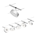 Paulmann 94475 - Zestaw 5xLED/5W kompletny system linkowy CIRCLE 230V matowy chrom